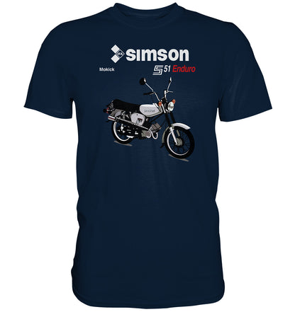 DDR Ostalgie Shirt Unisex • SIMSON ENDURO - ORIGINAL PROSPEKT