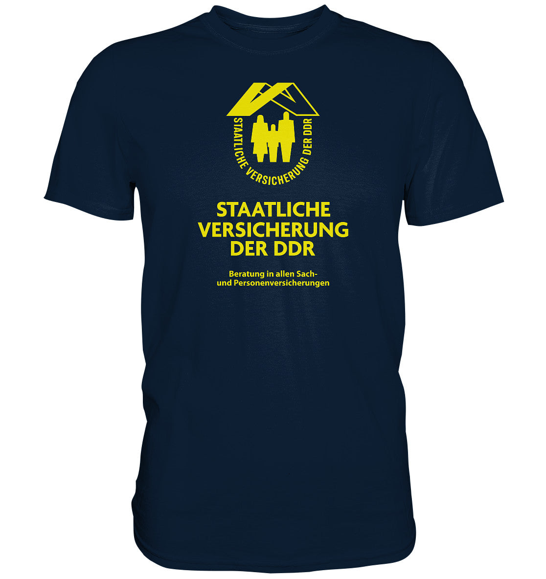 DDR Ostalgie Shirt Unisex • STAATLICHE VERSICHERUNG DER DDR