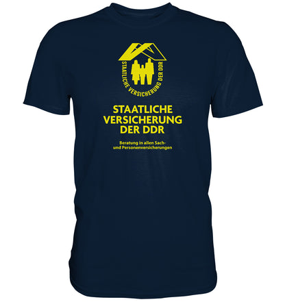 DDR Ostalgie Shirt Unisex • STAATLICHE VERSICHERUNG DER DDR