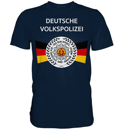 DDR Ostalgie Shirt Unisex • DEUTSCHE VOLKSPOLIZEI - ORIGINAL WIMPEL