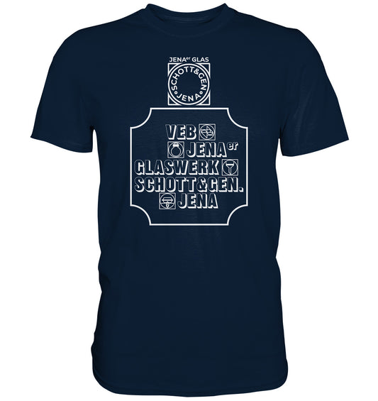 DDR Ostalgie Shirt Unisex • VEB JENAER GLASWERK
