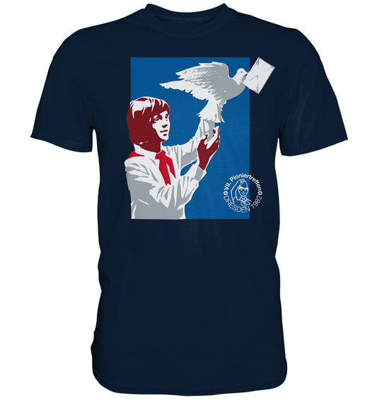 DDR Ostalgie Shirt Unisex • GEDENKBLATT - FRIEDEN, DRESDEN 1982