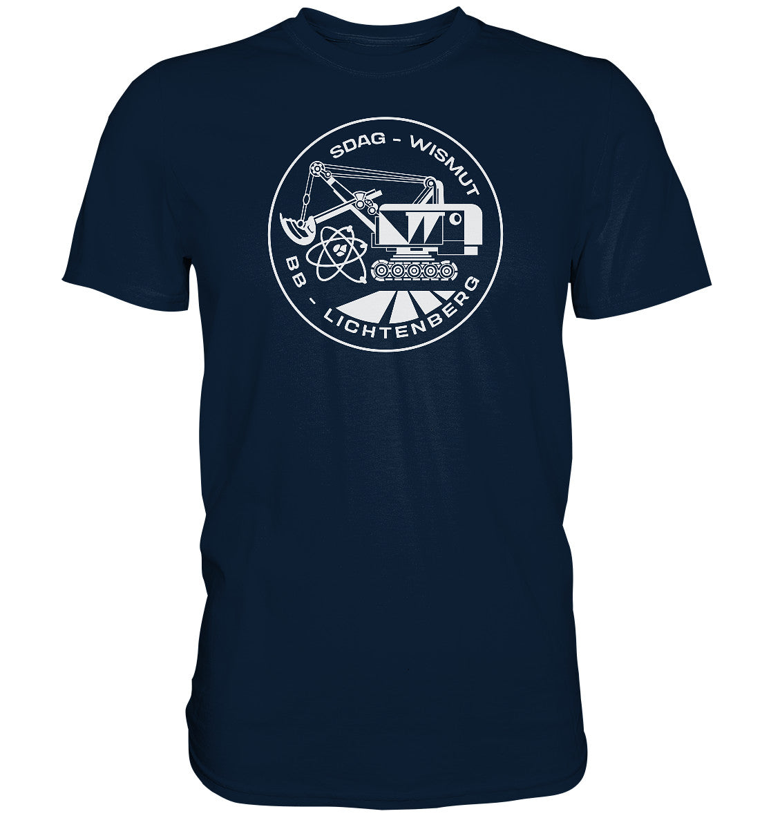 DDR Ostalgie Shirt Unisex • SDAG WISMUT - BB LICHTENBERG
