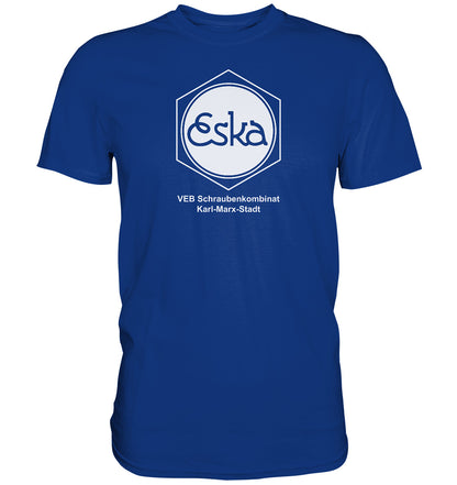 DDR Ostalgie Shirt Unisex • ESKA - VEB SCHRAUBENKOMBINAT KARL-MARX-STADT