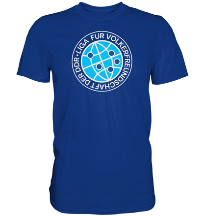 DDR Ostalgie Shirt Unisex • LIGA FÜR VÖLKERFREUNDSCHAFT DER DDR