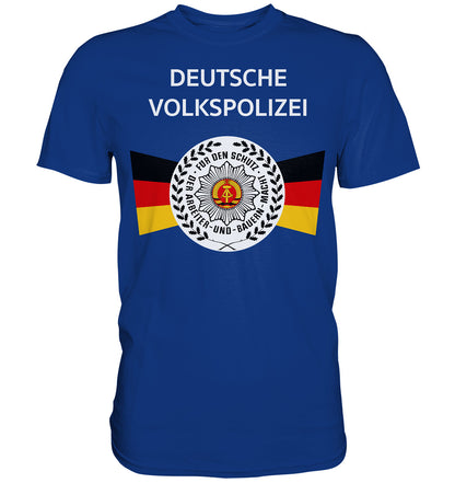 DDR Ostalgie Shirt Unisex • DEUTSCHE VOLKSPOLIZEI - ORIGINAL WIMPEL