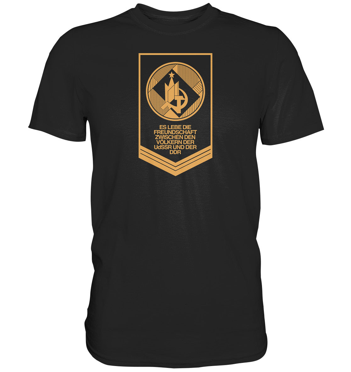 DDR Ostalgie Shirt Unisex • FREUNDSCHAFT UDSSR - DDR