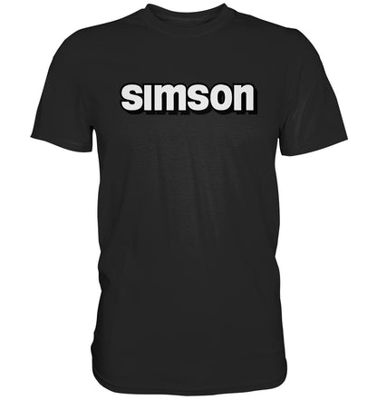 DDR Ostalgie Shirt Unisex • SIMSON - SCHRIFTZUG