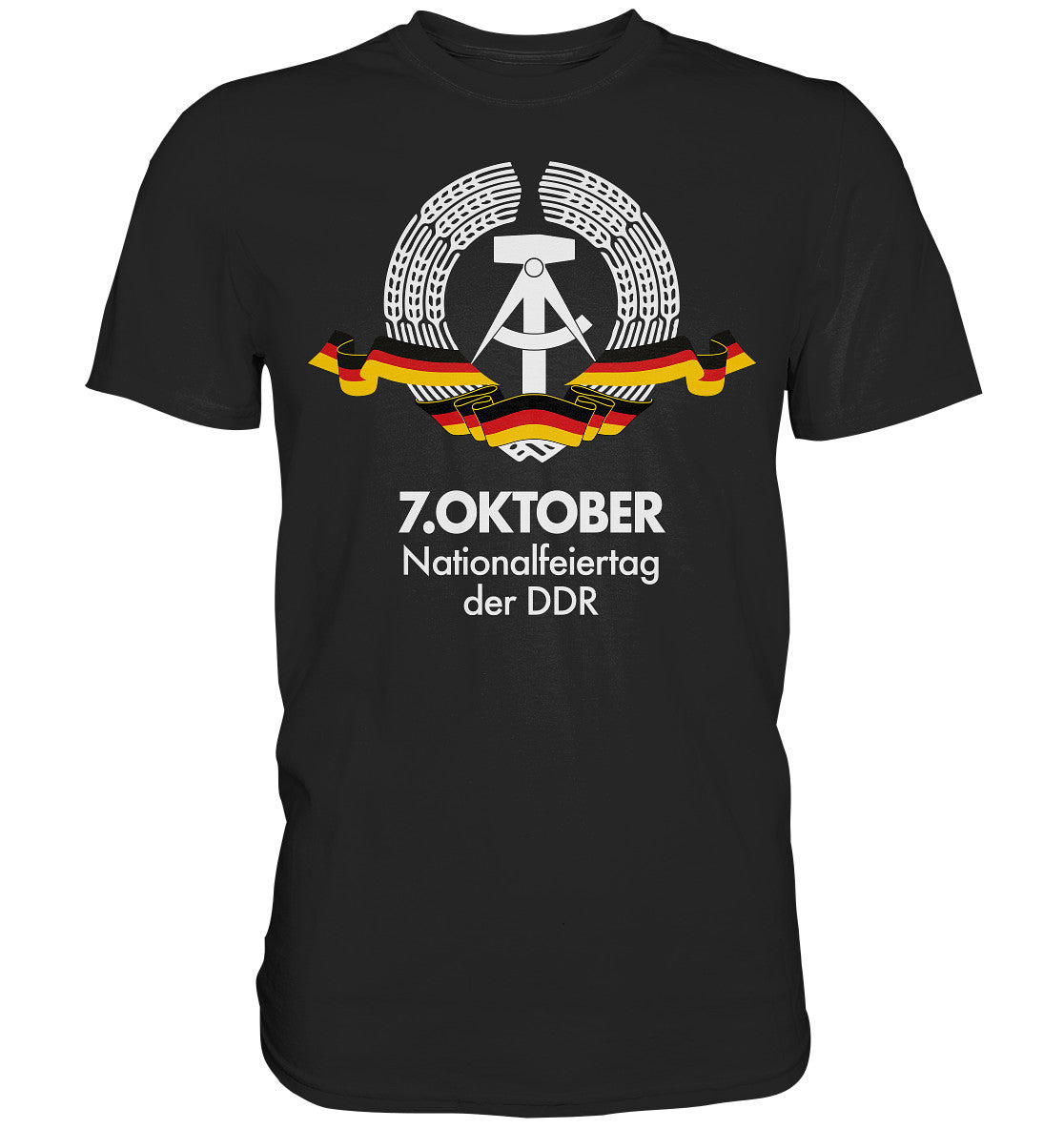 DDR Ostalgie Shirt Unisex • NATIONALFEIERTAG DER DDR - 7. OKTOBER