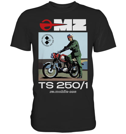 DDR Ostalgie Shirt Unisex • MZ TS 250 (ORIGINAL DDR-PLAKAT)