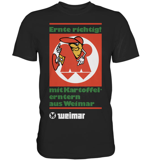 DDR Ostalgie Shirt Unisex • KARTOFFELERNTER AUS WEIMAR