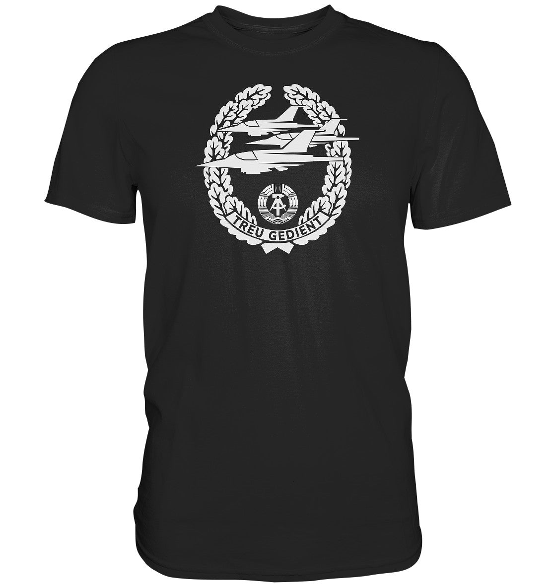 DDR Ostalgie Shirt Unisex • NVA-ORDEN - TREU GEDIENT - LUFTSTREITKRÄFTE
