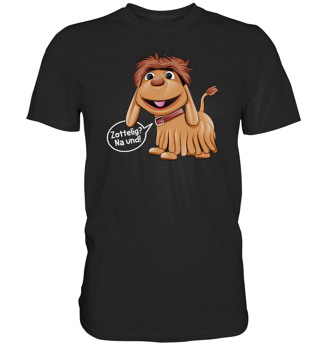 DDR Ostalgie Shirt Unisex • UNSER SANDMÄNNCHEN - MOPPI - ZOTTELIG? NA UND!