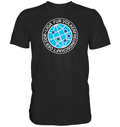 DDR Ostalgie Shirt Unisex • LIGA FÜR VÖLKERFREUNDSCHAFT DER DDR