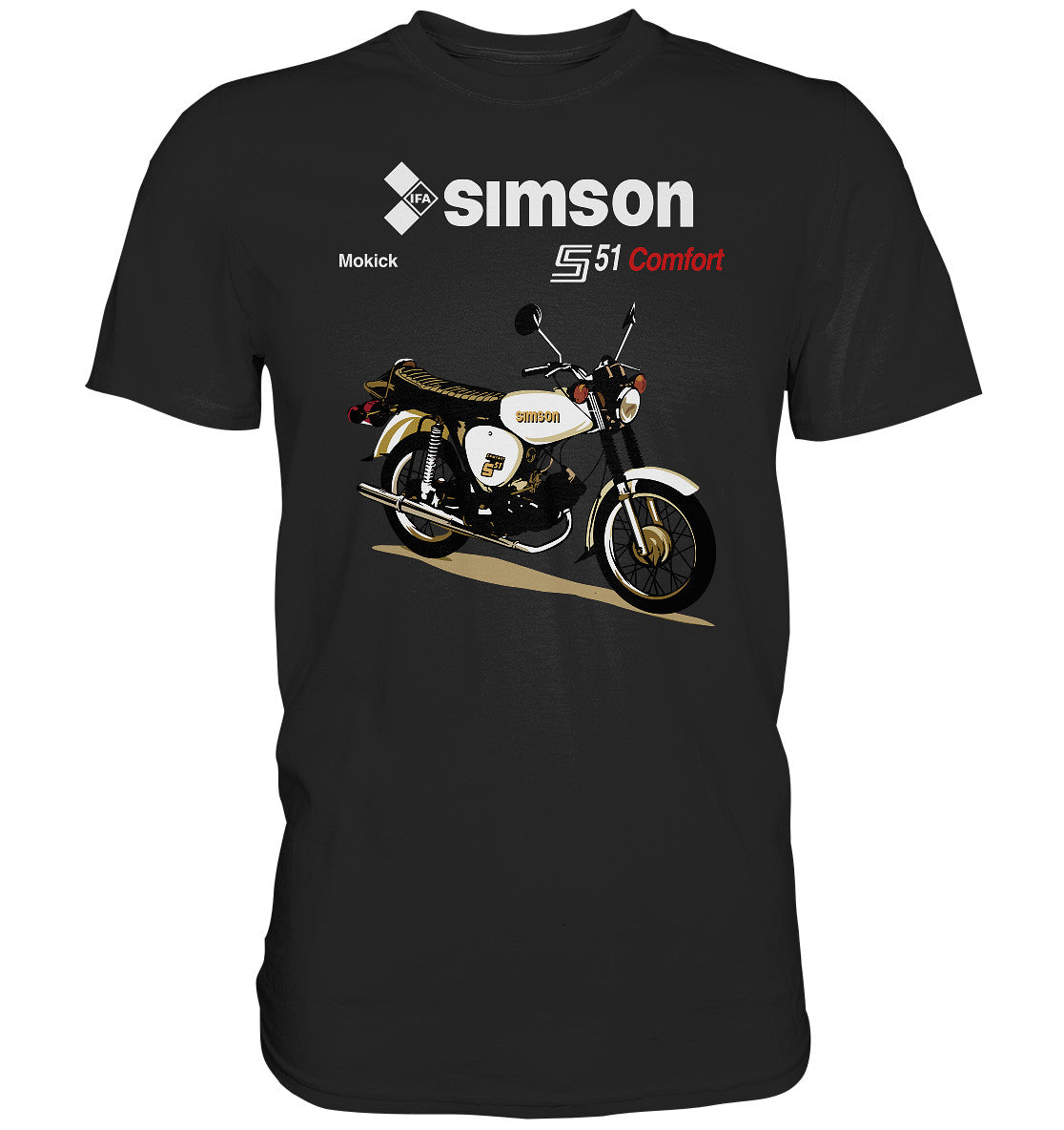 DDR Ostalgie Shirt Unisex • SIMSON COMFORT - ORIGINAL PROSPEKT
