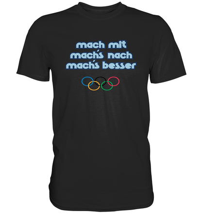 DDR Ostalgie Shirt Unisex • MACHMIT MACHSNACH MACHSBESSER