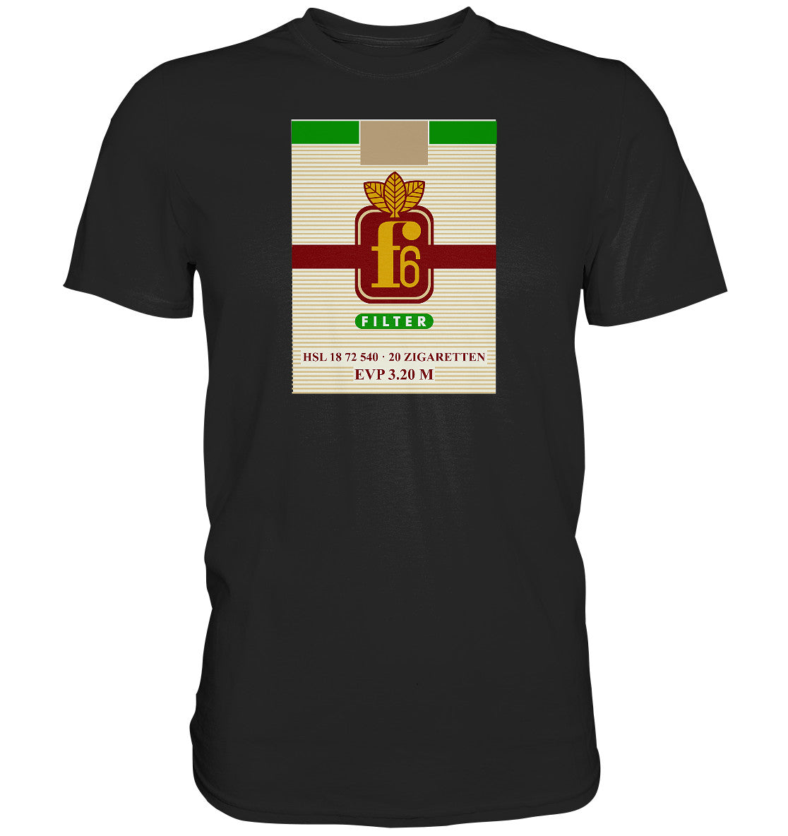 DDR Ostalgie Shirt Unisex • F6 FILTER ZIGARETTEN