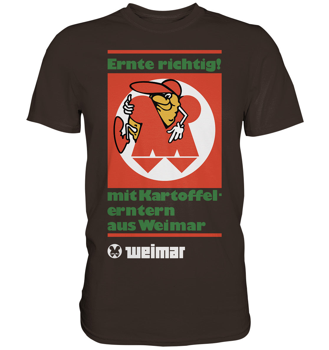DDR Ostalgie Shirt Unisex • KARTOFFELERNTER AUS WEIMAR