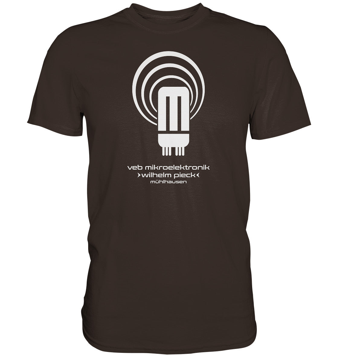 DDR Ostalgie Shirt Unisex • VEB MIKROELEKTRONIK WILHELM PIECK MÜHLHAUSEN