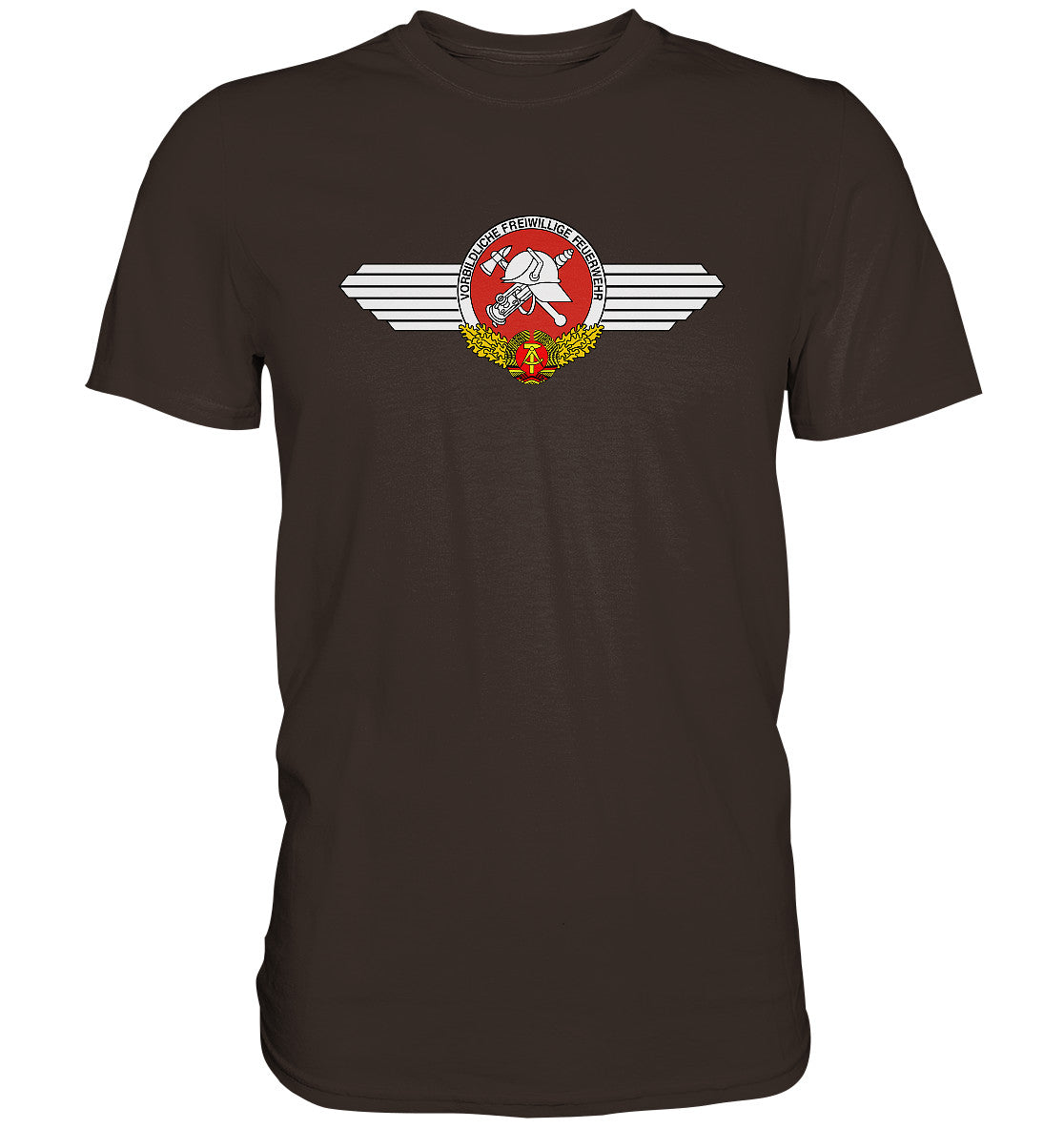 DDR Ostalgie Shirt Unisex • VORBILDLICHE FREIWILLIGE FEUERWEHR DER DDR