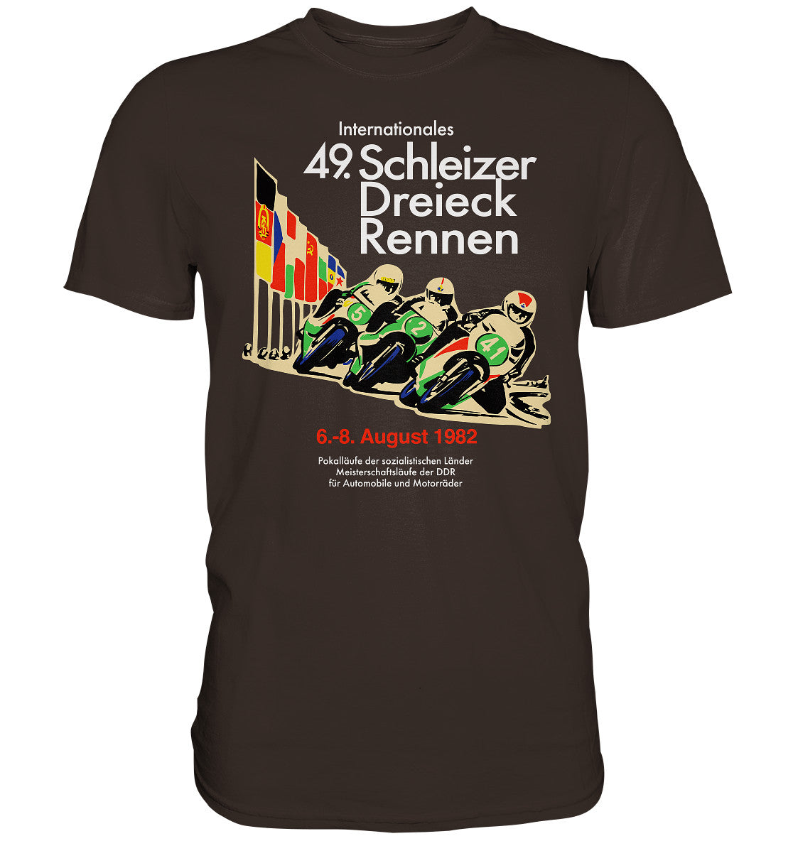 DDR Ostalgie Shirt Unisex • SCHLEIZER DREIECK-RENNEN DDR 1982