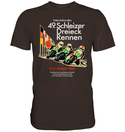 DDR Ostalgie Shirt Unisex • SCHLEIZER DREIECK-RENNEN DDR 1982