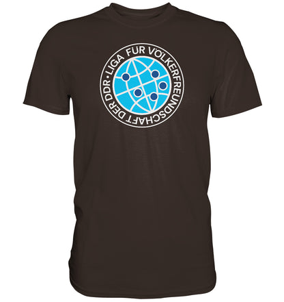 DDR Ostalgie Shirt Unisex • LIGA FÜR VÖLKERFREUNDSCHAFT DER DDR