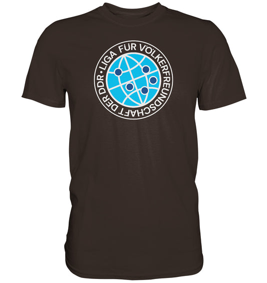 DDR Ostalgie Shirt Unisex • LIGA FÜR VÖLKERFREUNDSCHAFT DER DDR