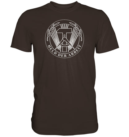 DDR Ostalgie Shirt Unisex • HELD DER ARBEIT - ORIGINALMEDAILLE