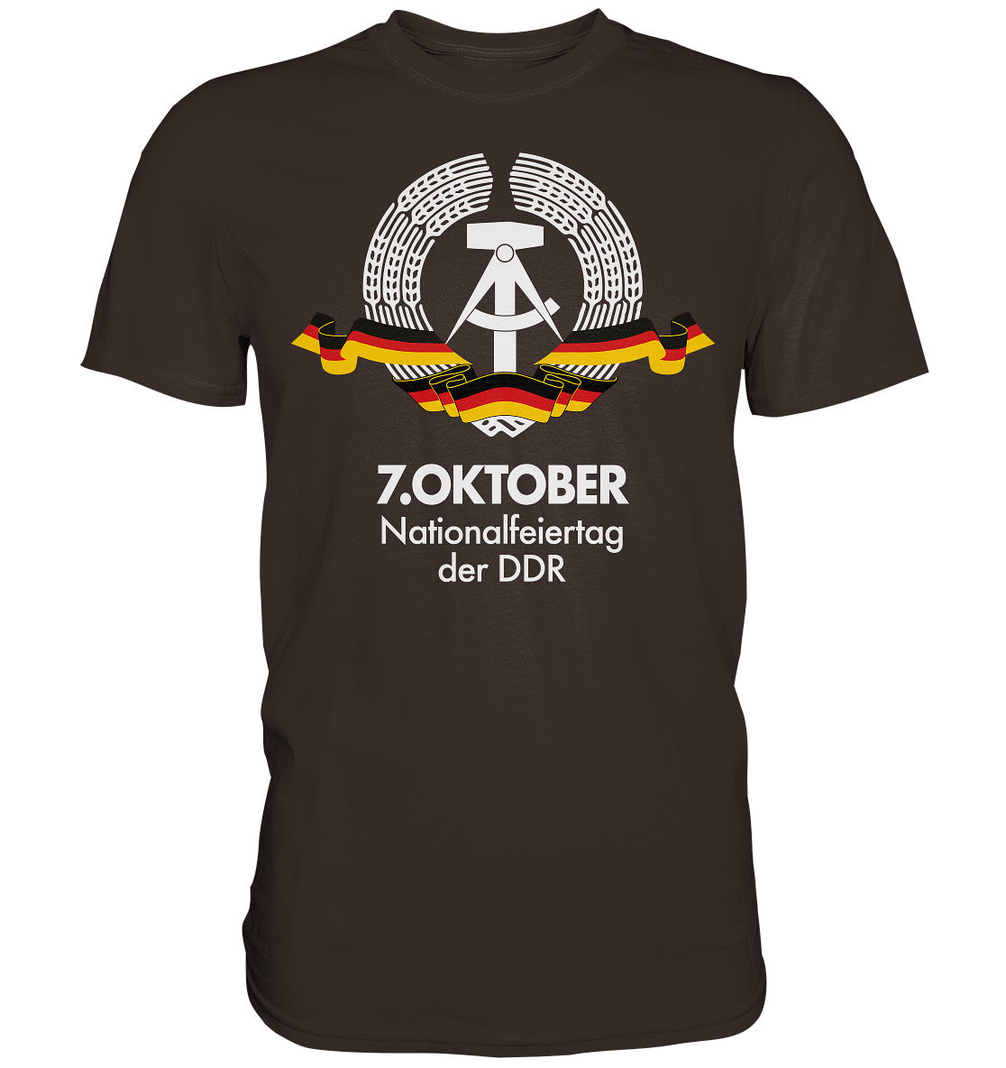 DDR Ostalgie Shirt Unisex • NATIONALFEIERTAG DER DDR - 7. OKTOBER