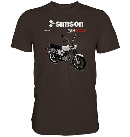 DDR Ostalgie Shirt Unisex • SIMSON ENDURO - ORIGINAL PROSPEKT