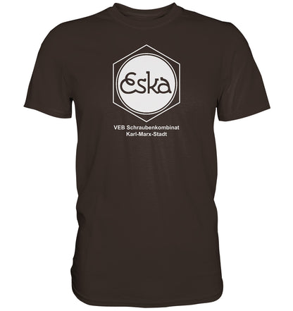 DDR Ostalgie Shirt Unisex • ESKA - VEB SCHRAUBENKOMBINAT KARL-MARX-STADT