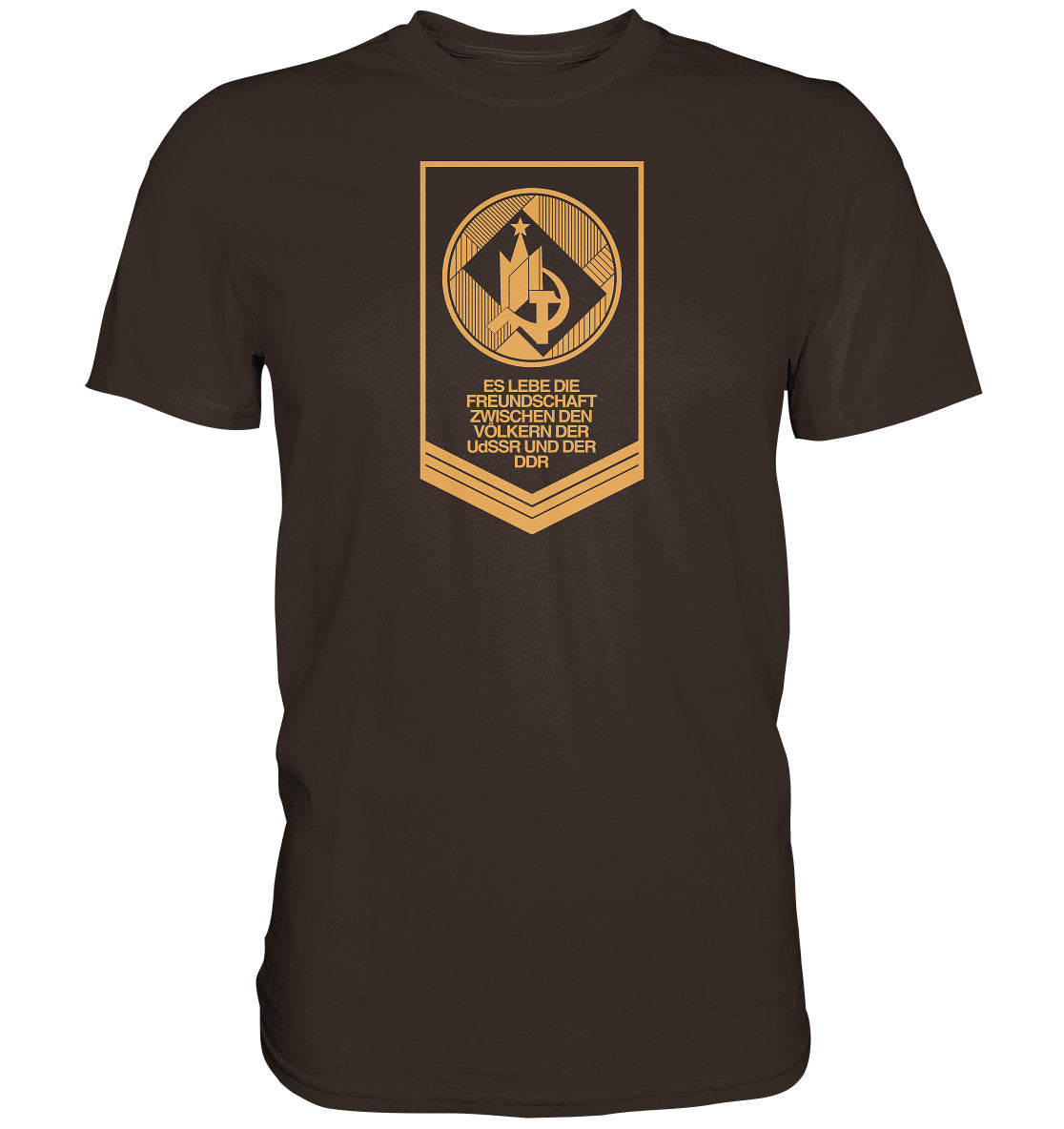 DDR Ostalgie Shirt Unisex • FREUNDSCHAFT UDSSR - DDR