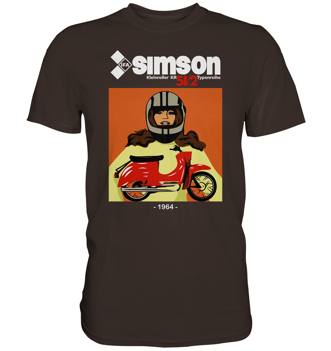 DDR Ostalgie Shirt Unisex • SIMSON SCHWALBE KR51-2 (1964)