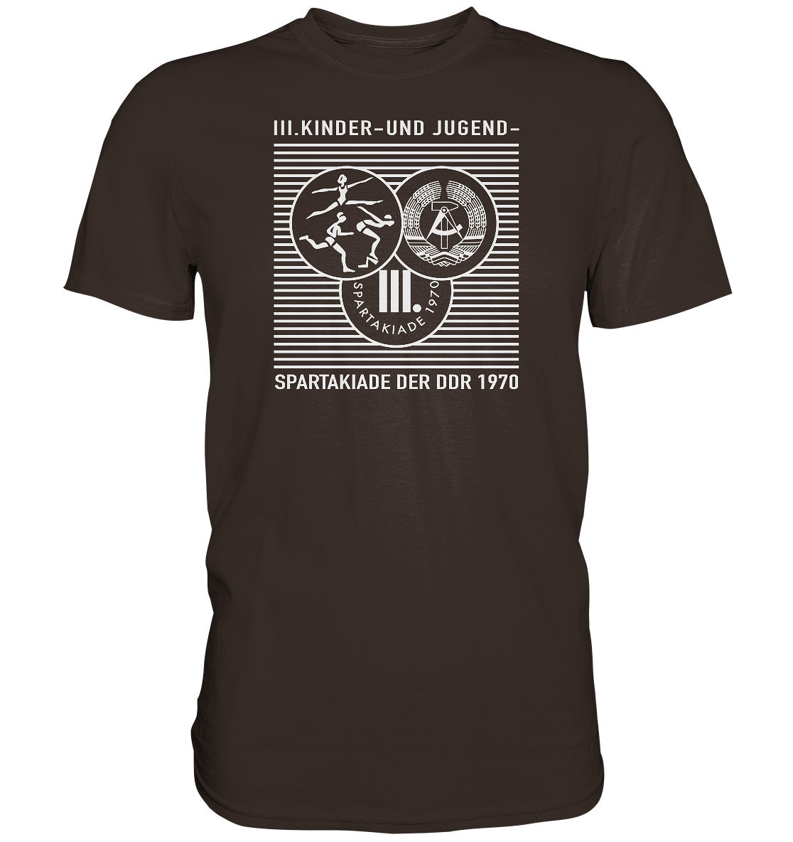 DDR Ostalgie Shirt Unisex • DDR KINDER- UND JUGENDSPARTAKIADE 1970