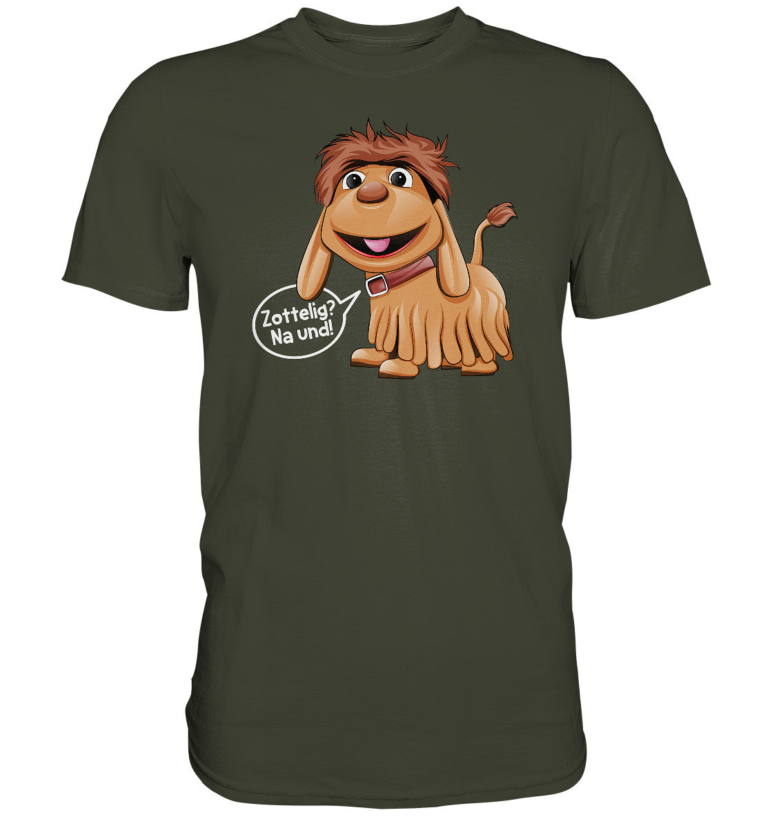 DDR Ostalgie Shirt Unisex • UNSER SANDMÄNNCHEN - MOPPI - ZOTTELIG? NA UND!