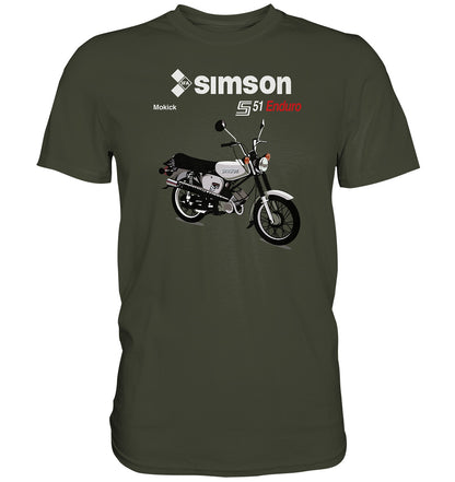 DDR Ostalgie Shirt Unisex • SIMSON ENDURO - ORIGINAL PROSPEKT