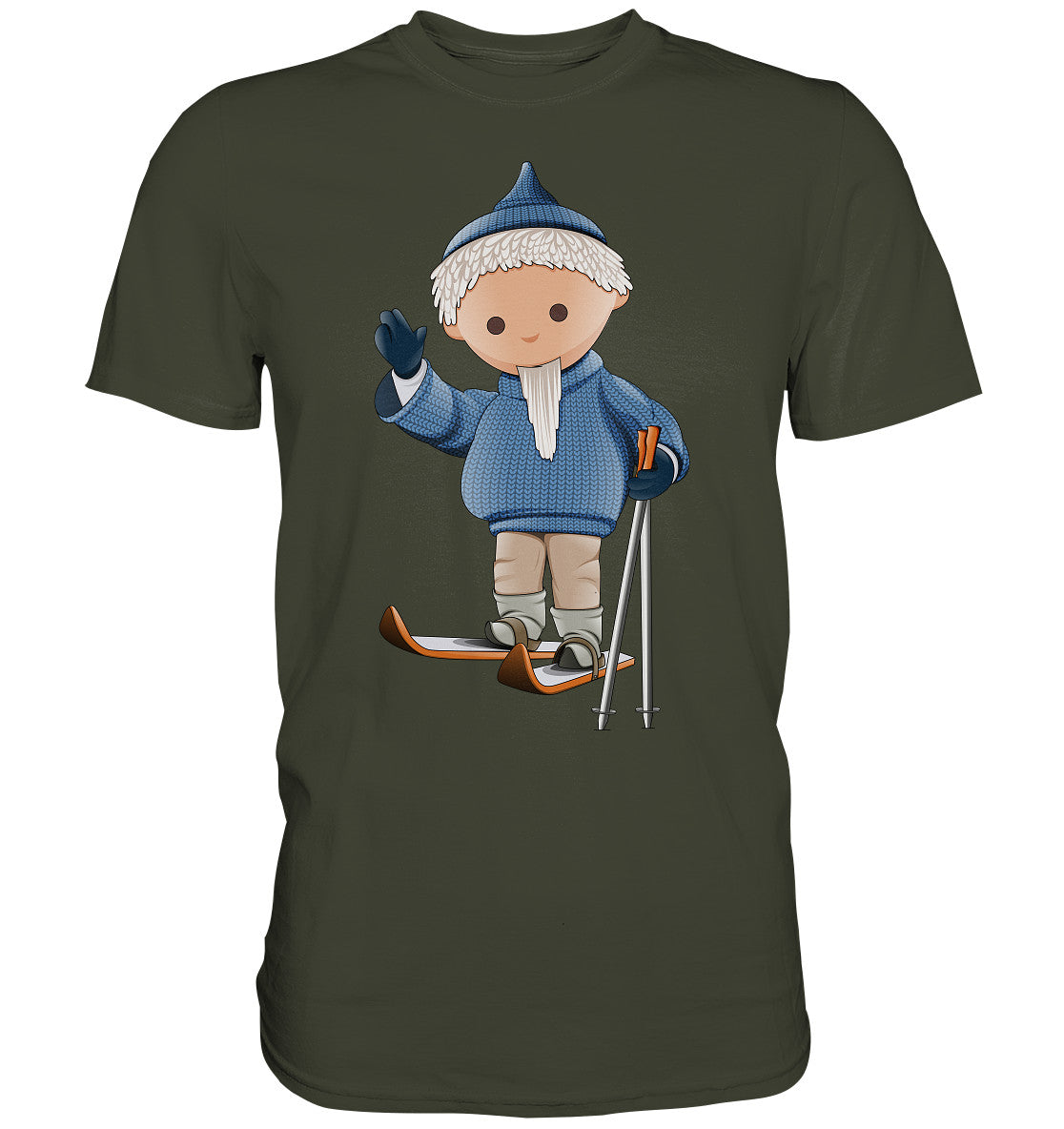 DDR Ostalgie Shirt Unisex • UNSER SANDMÄNNCHEN - AUF SKIERN (PU 422)