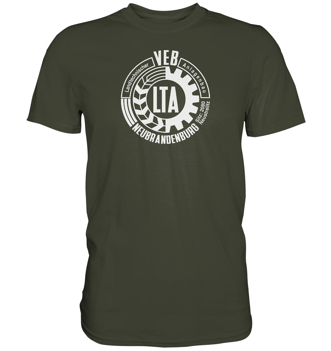 DDR Ostalgie Shirt Unisex • VEB LANDTECHNISCHER ANLAGENBAU NEUBRANDENBURG