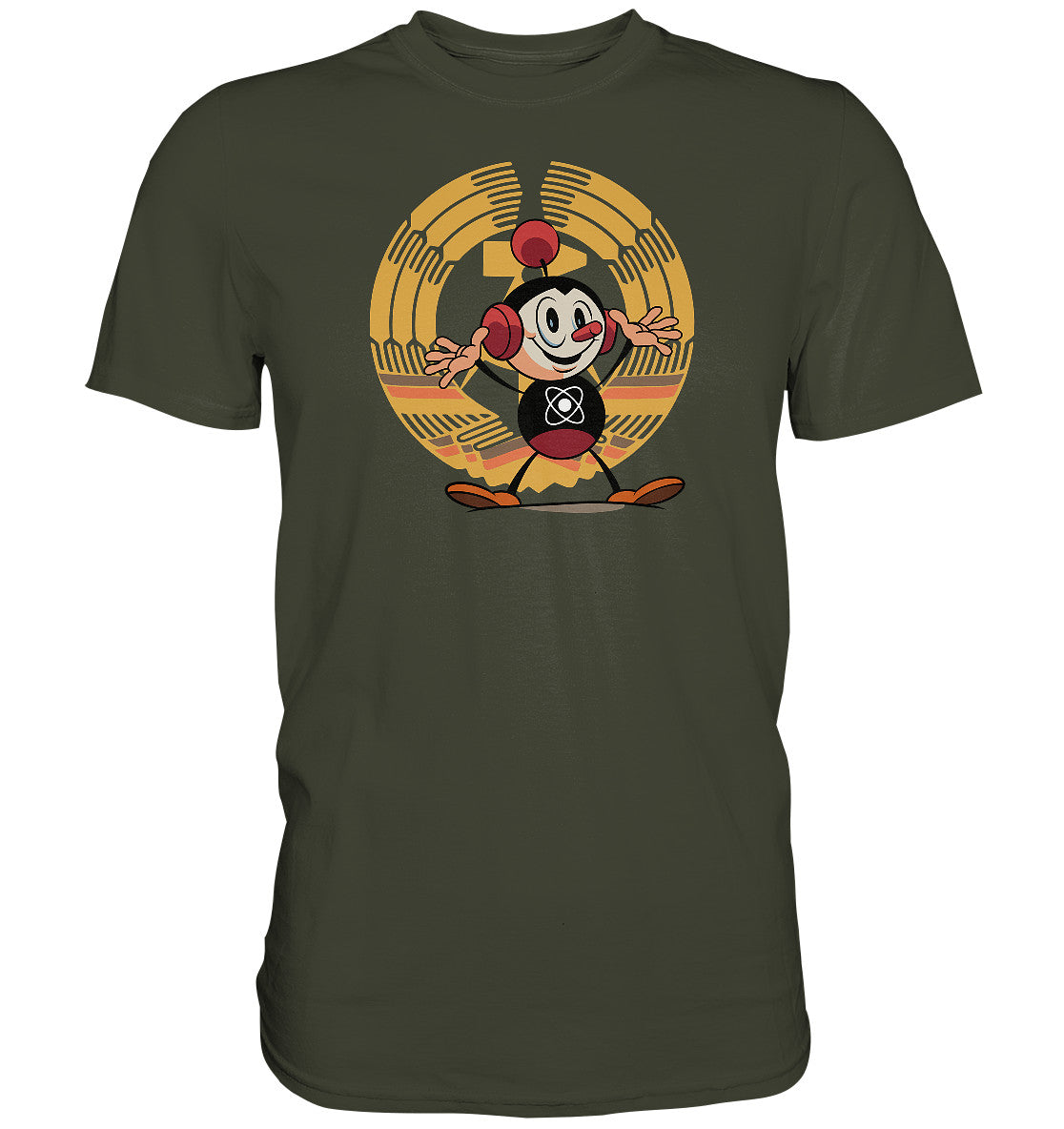 DDR Ostalgie Shirt Unisex • ATOMINO - DDR KERNKRAFT