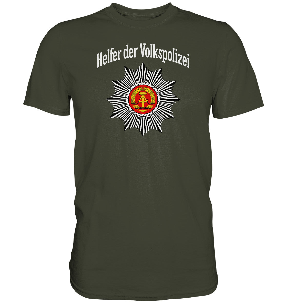 DDR Ostalgie Shirt Unisex • HELFER DER VOLKSPOLIZEI