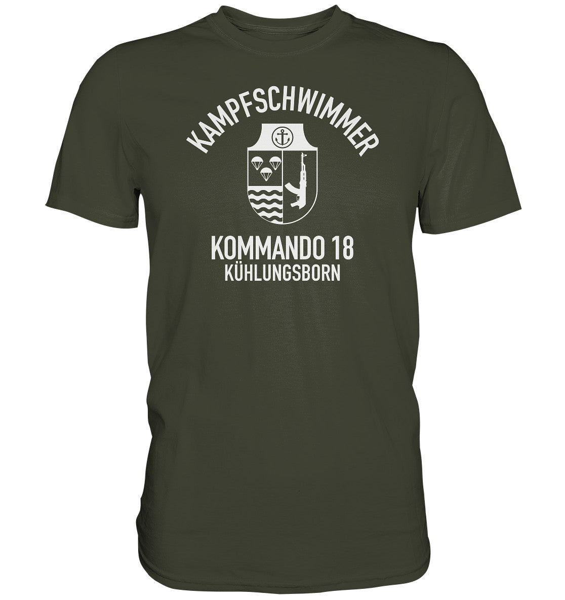 DDR Ostalgie Shirt Unisex • DDR KAMPFSCHWIMMER KÜHLUNGSBORN - dunkel