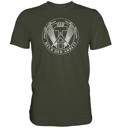 DDR Ostalgie Shirt Unisex • HELD DER ARBEIT - ORIGINALMEDAILLE