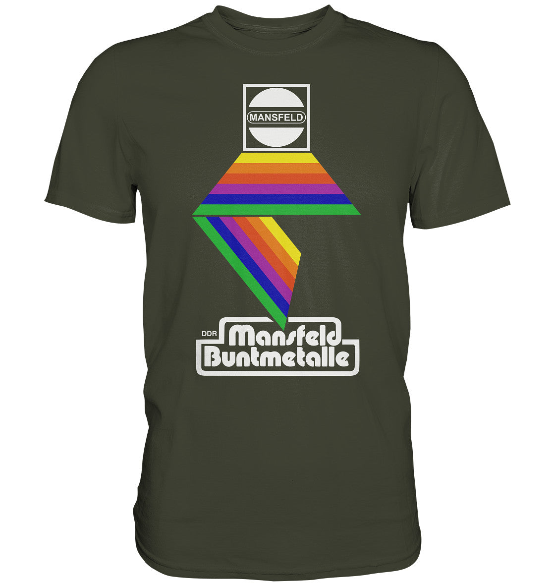 DDR Ostalgie Shirt Unisex • DDR MANSFELD BUNTMETALLE
