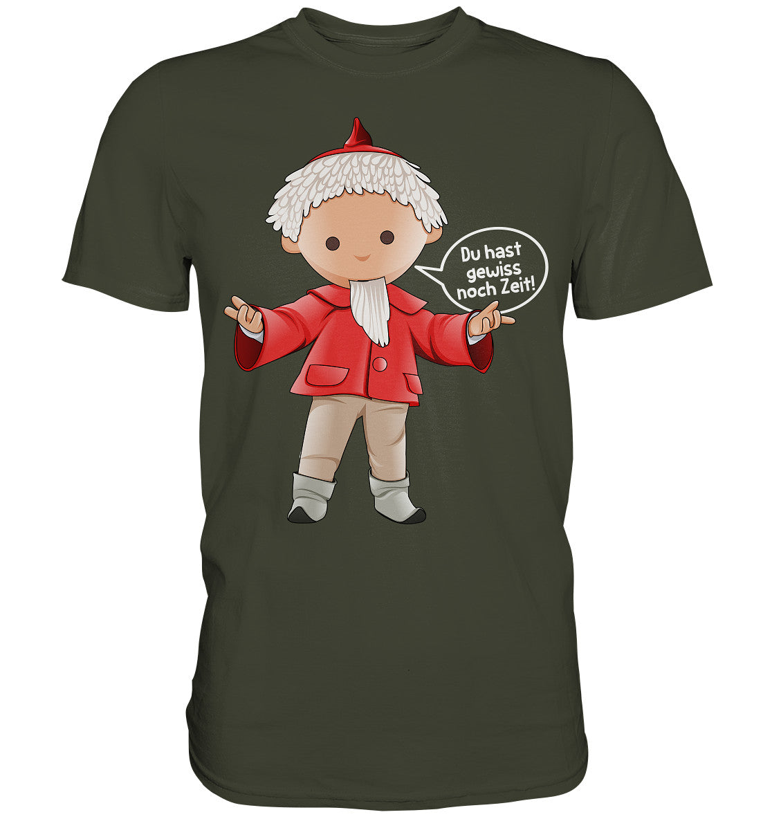 DDR Ostalgie Shirt Unisex • UNSER SANDMÄNNCHEN - DU HAST GEWISS NOCH ZEIT!