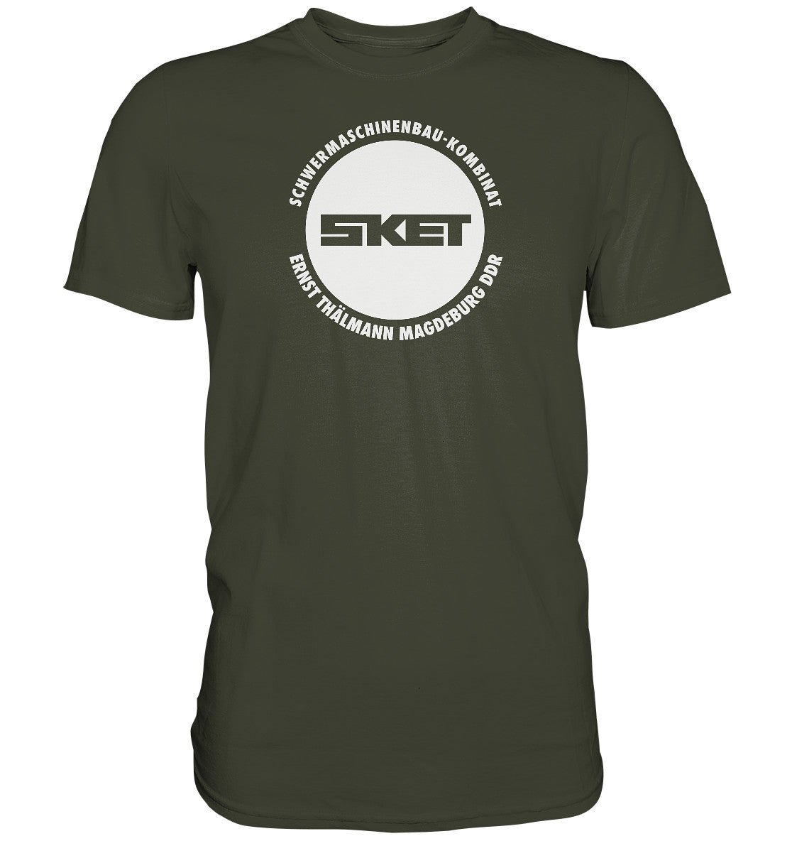 DDR Ostalgie Shirt Unisex • SKET ERNST THÄLMANN SCHWERMASCHINENKOMBINAT