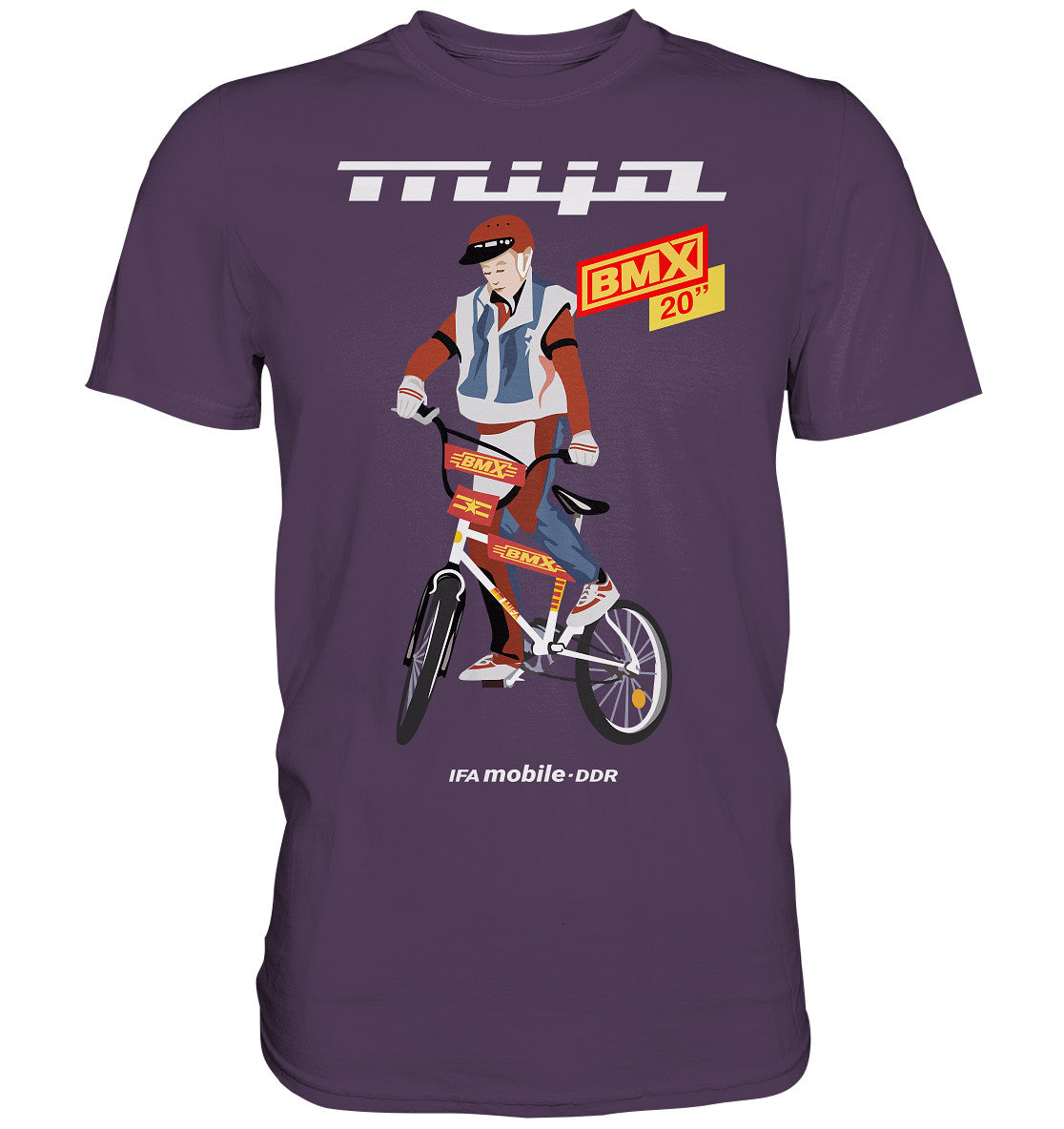 DDR Ostalgie Shirt Unisex • MIFA BMX - ORIGINAL WERBUNG