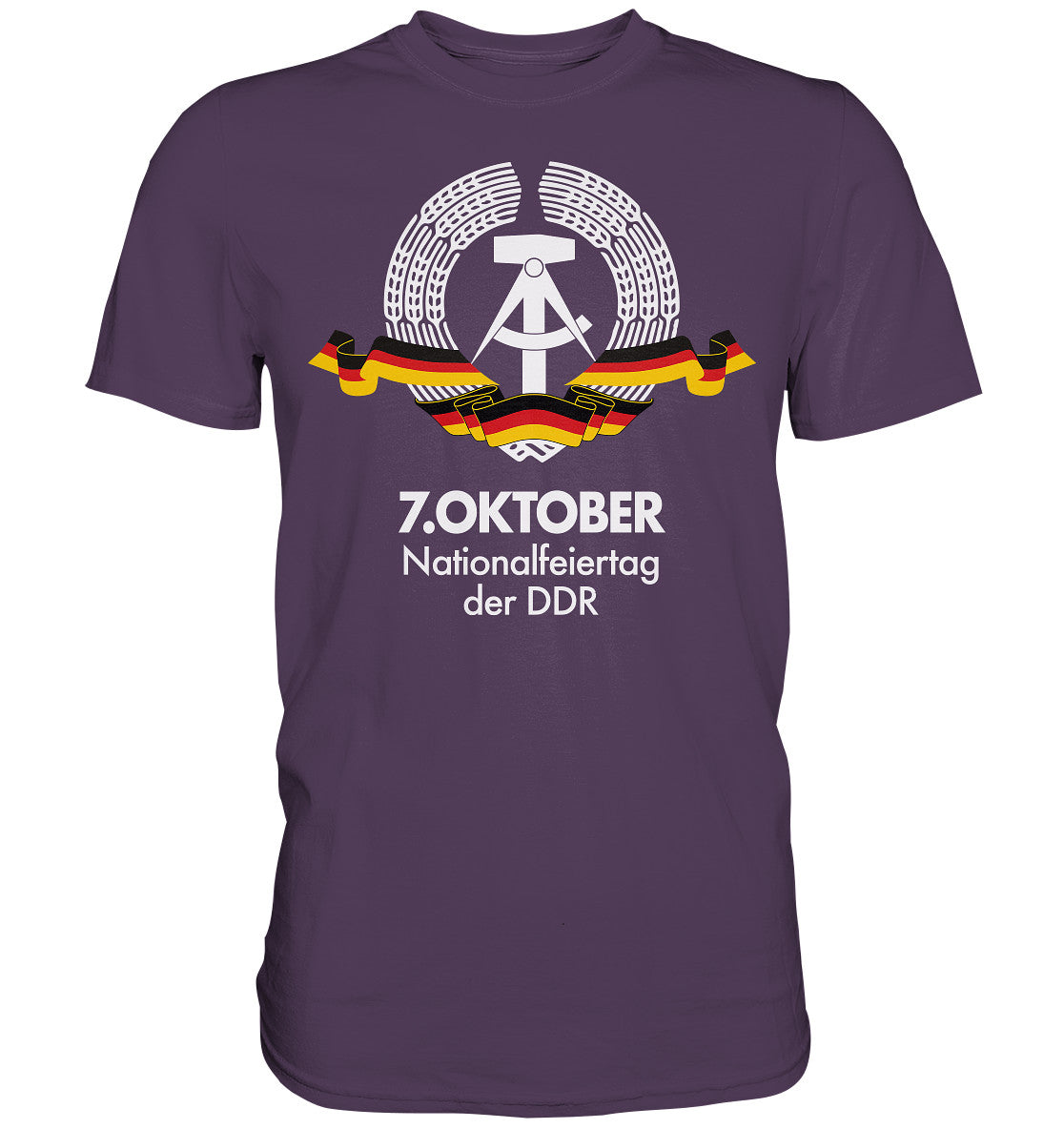DDR Ostalgie Shirt Unisex • NATIONALFEIERTAG DER DDR - 7. OKTOBER