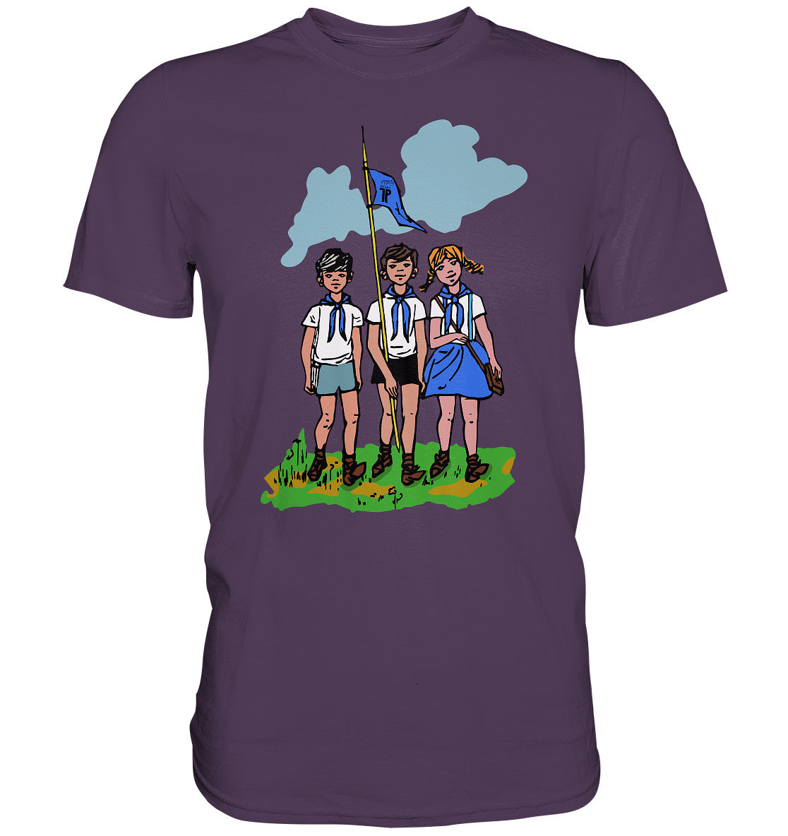 DDR Ostalgie Shirt Unisex • JUNGE PIONIERE - PIONIERAUSWEIS