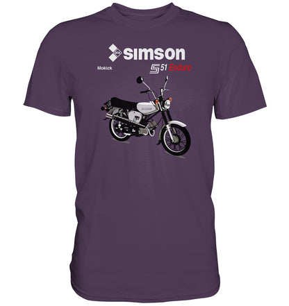 DDR Ostalgie Shirt Unisex • SIMSON ENDURO - ORIGINAL PROSPEKT